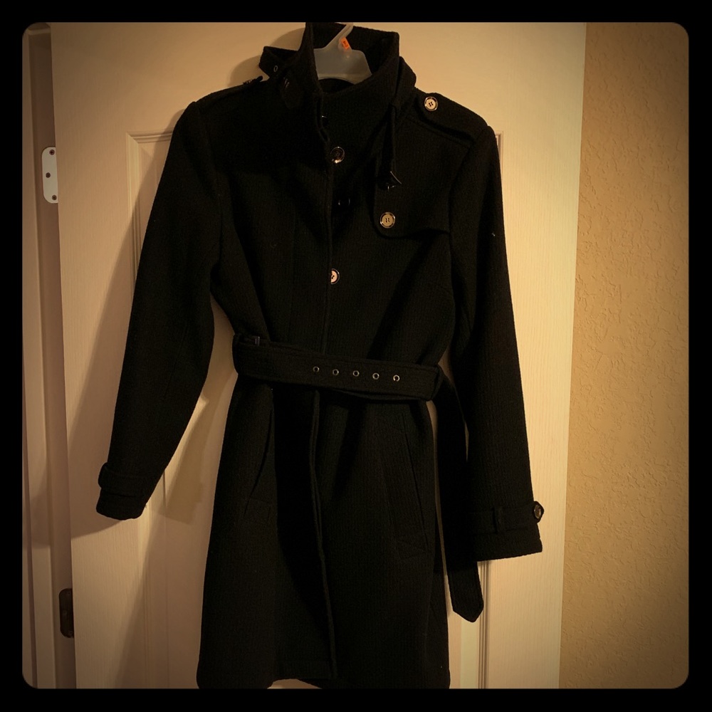 New York and Company Black Pea Coat